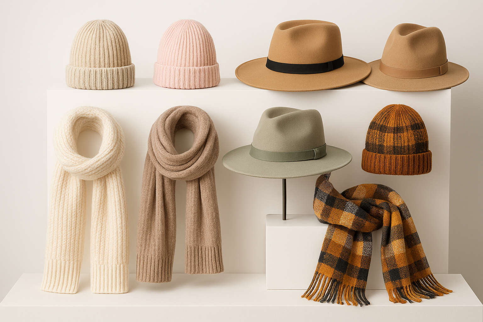 Cappelli chic e sciarpe trendy per i tuoi look