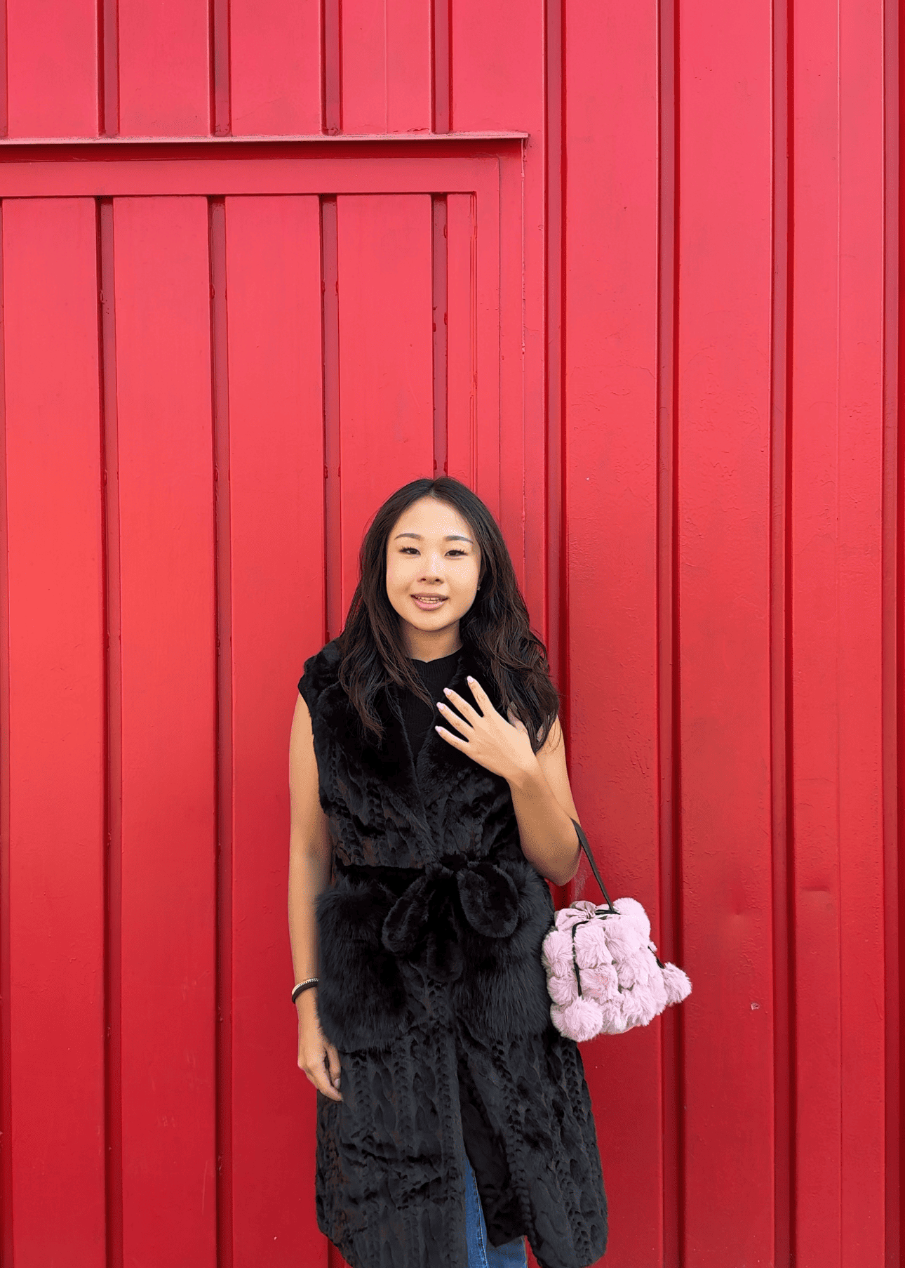 Borsa Pompon Ecopelliccia – Soft Glam